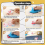 Iron on Adhesive Sheets 20PCS,Double-Sided Heat Melt Fabric Sheet, 4