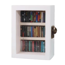 Anti-Anxiety Bookshelf with 60 Books Miniature Book Match Boxes