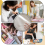 Iron on Adhesive Sheets 20PCS,Double-Sided Heat Melt Fabric Sheet, 3