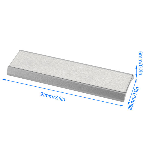 Aluminium Pool-Cue Tip-Schleifer 91x28x6mm Grau 1