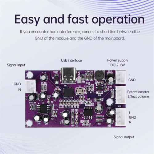 For Digital Reverb Circuit Module