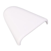 Marine Hull Vent Cover 957175 Clam Shell 7‑3/8 x 6‑5/8in White for SEA RAY
