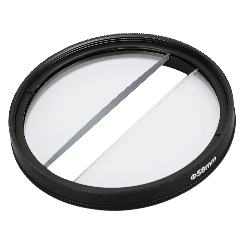 58Mm Double Half Moon Special Effects Filter For Dslr Camera 4671331404322