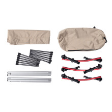 Folding Camping Cot Outdoor Camping Bed Khaki for