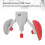 Adjustable 10-35kg Digital Inner Thigh Trainer - Gray Exercise Equipment 15