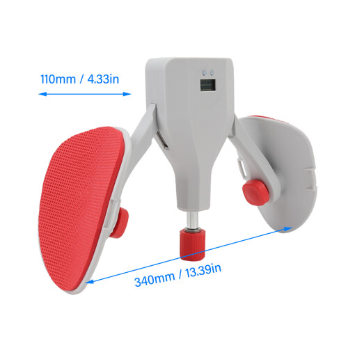 Adjustable 10-35kg Digital Inner Thigh Trainer - Gray Exercise Equipment 1