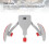 Adjustable 10-35kg Digital Inner Thigh Trainer - Gray Exercise Equipment 13
