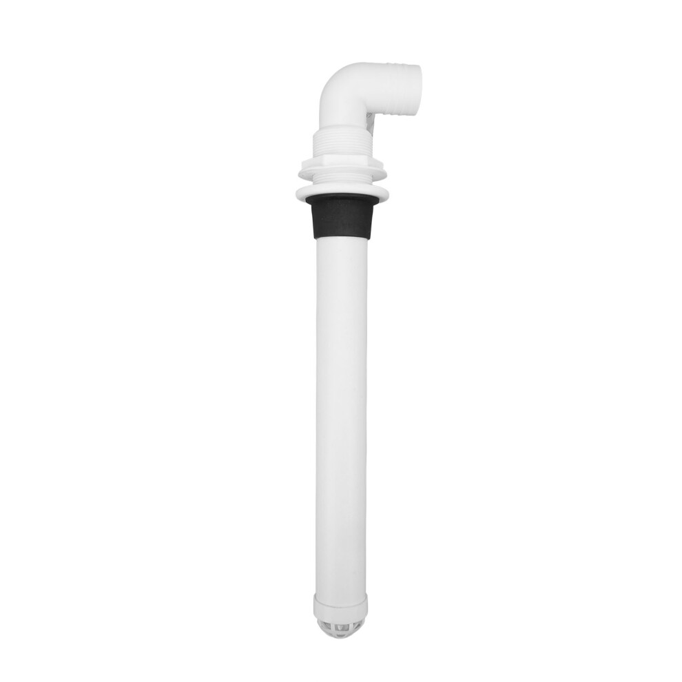 Overflow Drain Pipe Tough Flexible White Stable 9121376052088