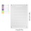A3 Clear Fridge Magnets Acrylic Weekly Planner Board 6