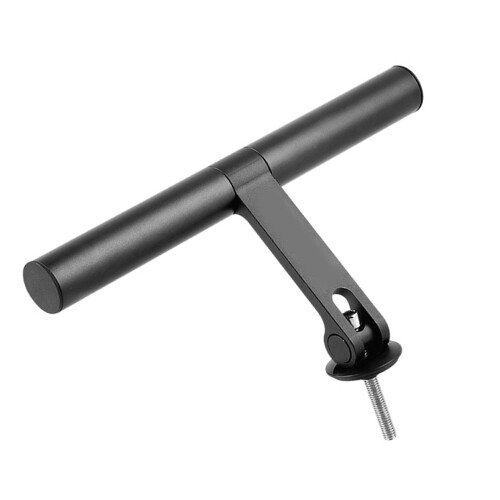 Extensor de manillar de aluminio con doble soporte negro