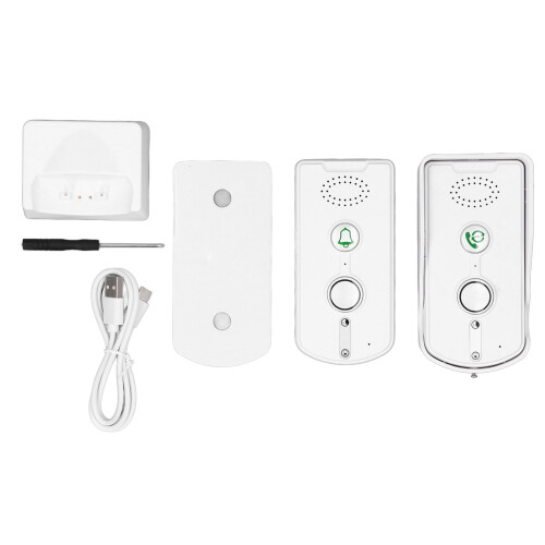 Timbre de portero automático 1800mAh 116x56x18mm blanco 2