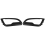 Front Left & Right Bumper Fog Light Cover Lamp Frame Bezel for 3