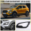 Front Left & Right Bumper Fog Light Cover Lamp Frame Bezel for 4