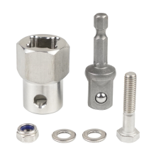 Cordless Drill Adapter Drill Bit Adapter with 1/2 Inch Socket Bit