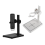 Microscope Stand with Scale Adjustable Stand Holder Bracket Black 3