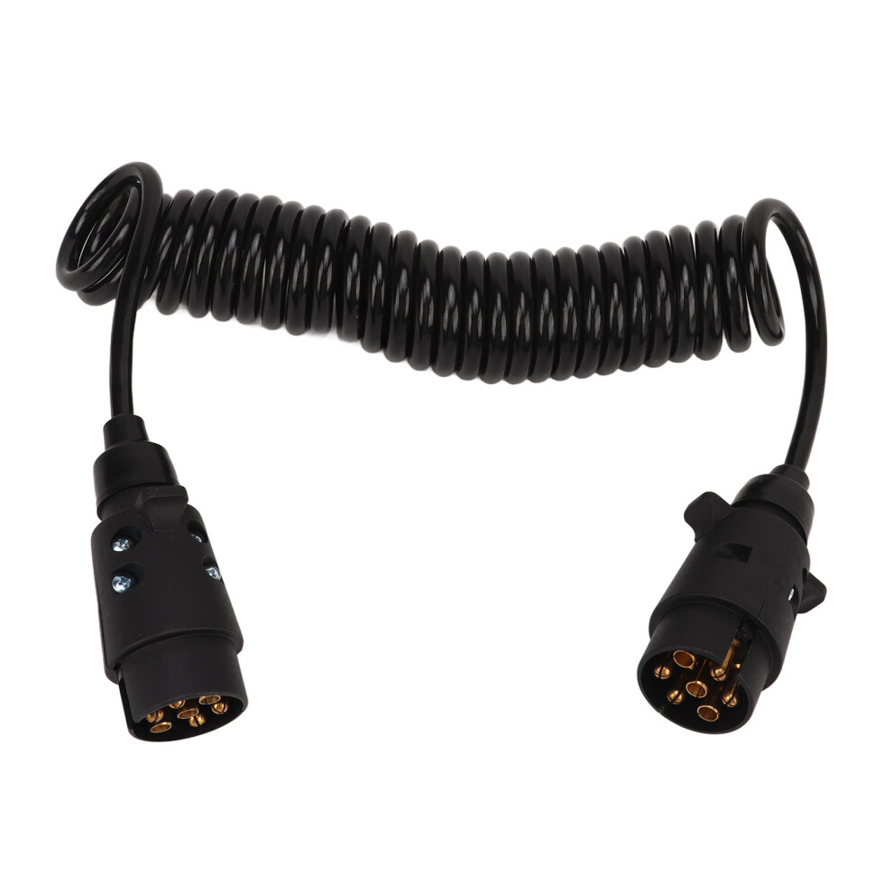 12.8Ft Trailer 7 Core Coiled Cable Flexible 9121376052484
