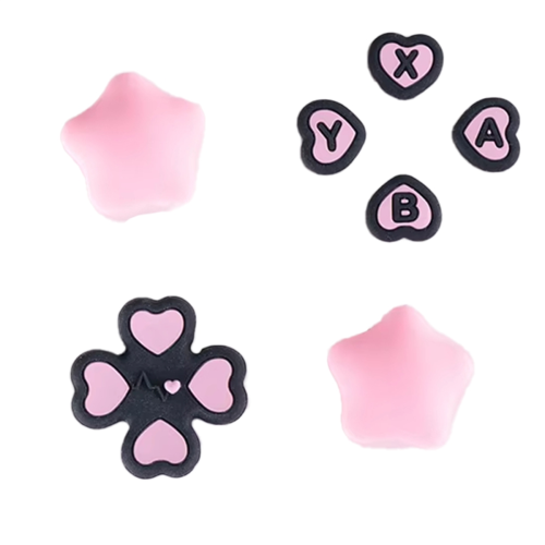 ABXY Key Sticker Skin Case for Thumb Stick,A