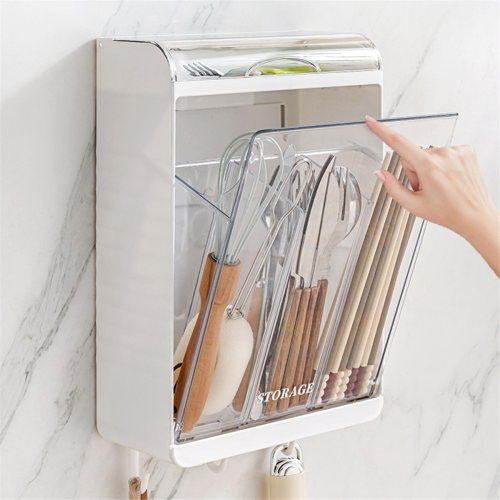 Large Capacity Draining Tableware Storage Container Organizer A 1
