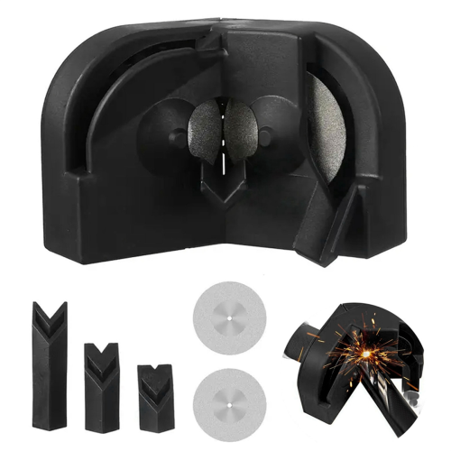 Multi-Functional Drill Bit Sharpener Tool with 6 Pcs Grinding Wheels 1