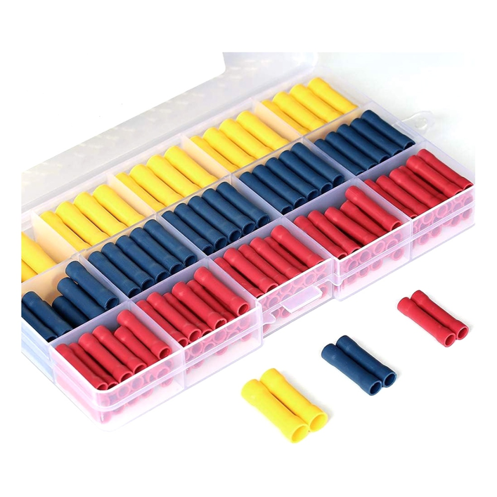 200 Pcs Butt Splice Crimp Connectors Kit, 10-22 Awg Wire Crimps 4713596607343