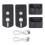 Wireless 2-Way Voice Intercom for Home, 1000m Range, Black 3