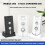 Wireless 2-Way Voice Intercom for Home, 1000m Range, Black 9