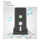 Wireless 2-Way Voice Intercom for Home, 1000m Range, Black 7