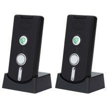 Wireless 2-Way Voice Intercom for Home, 1000m Range, Black
