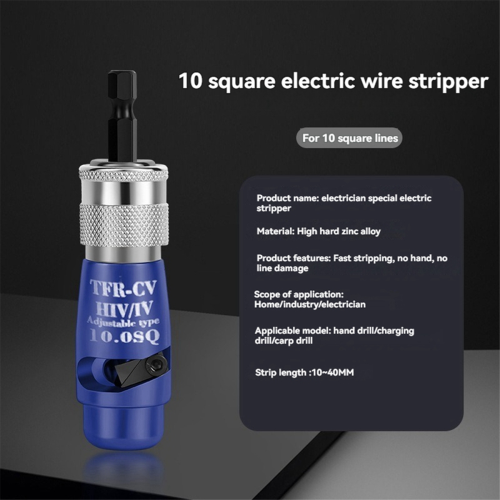 2pcs Portable Electrician Wire Stripper Kit 6mm² 1