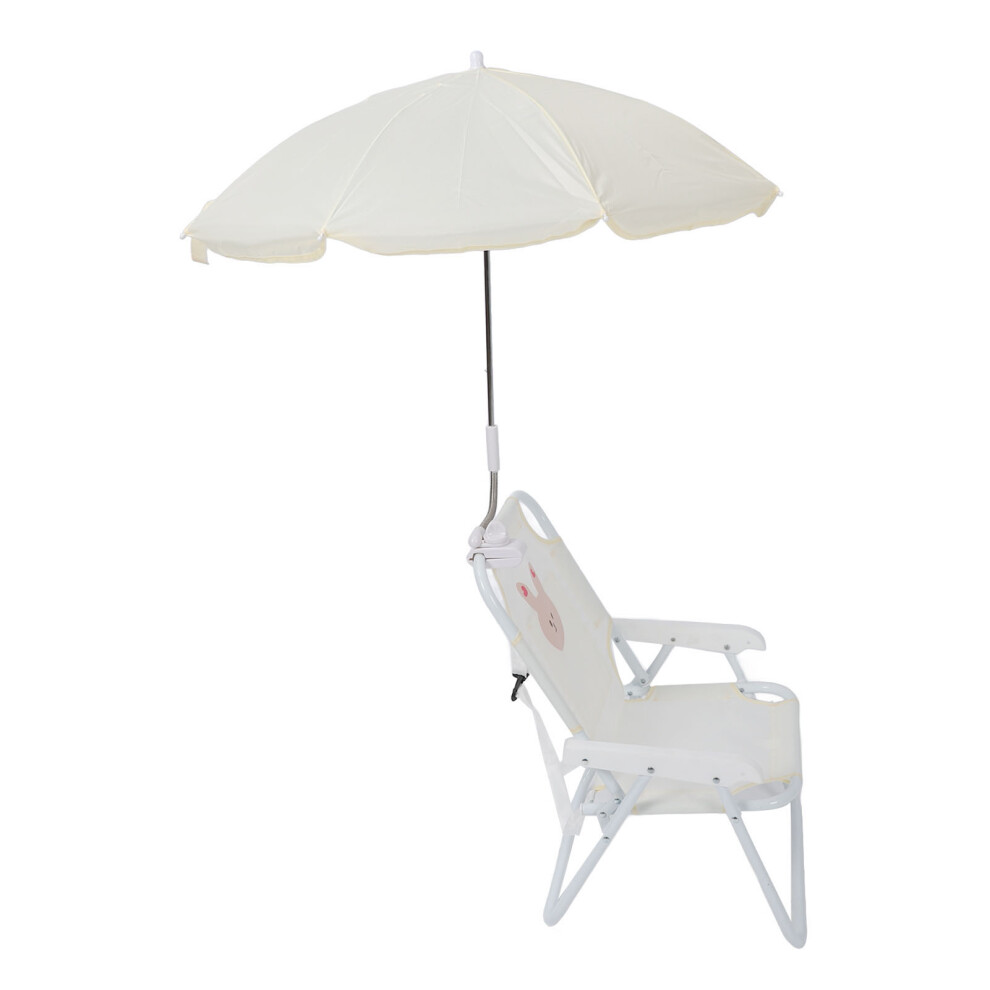 Kids Beach Chair with Umbrella, Foldable, 60KG Load, 38x35x53cm-image-OPC-PJ9VD66-NEW
