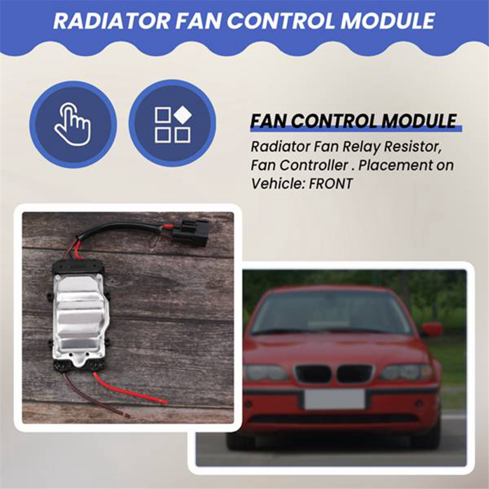 4 Pcs Radiator Fan Control Module For 3Series E46 316Ci 4713596695142
