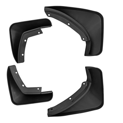 4Pcs Car Front+Rear Wheel Flaps Guard Splash Flap Mudguards 2