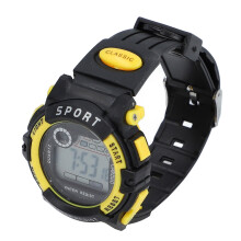 Orologio digitale per bambini 75 mAh 43,5 mm 250 mm Giallo 50 m