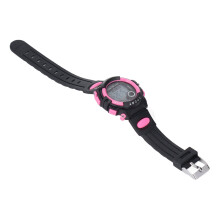 Pink Kinder Digital-Sportuhr, 30m wasserdicht, LED-Timer, 38mm