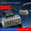 Led Headlamp Motion Sensor Camping Fishing Lantern with Warning Lamp 5
