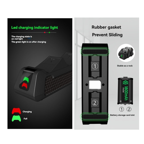 For /S/XboxOne/X/S/Elite Controller Charger Station B 2