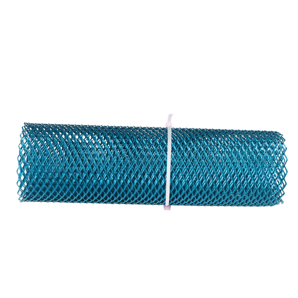 Car Front Center Grid Grille Rhombic Mesh Stable Blue 9121376053382