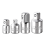 4Pcs Drive Socket Adapter Converter Tool Silver 1