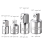 4Pcs Drive Socket Adapter Converter Tool Silver 2