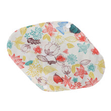 5 pièces de lingettes lavables au charbon de bambou 18x25cm T05