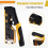 RJ45 Cat7 Crimp Tool Ethernet Crimping Tool Wire Cutter Crimper 5