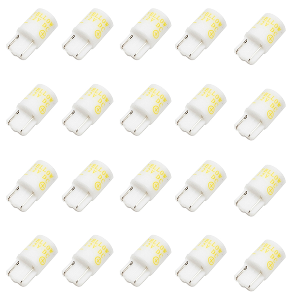 100Pcs 12V Led Arcade Buttons Illuminated Push Buttons Yellow 4713596630198