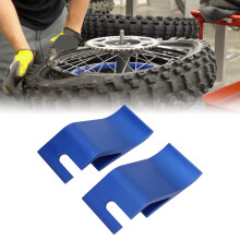 2PCS Aluminum Motorcycle Tire Bead Tool Hook for Off-Road Bikes Blue