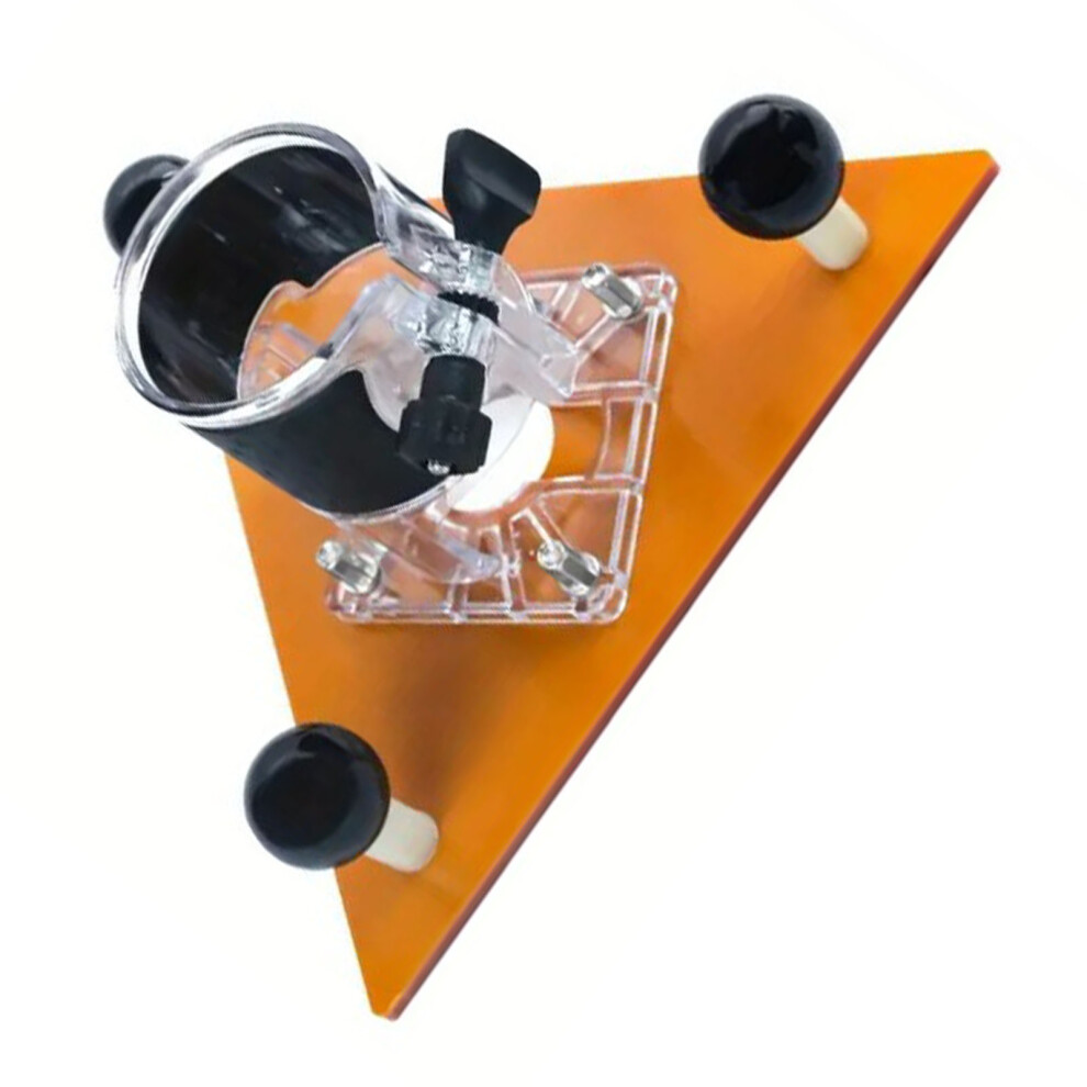Versatile Abs Router Plate For 65Mm Trimmers - Enhance Your Woodwork 6931331421292