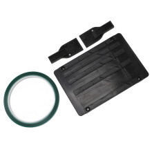 Schwarzes 1/4-Zoll 10-Zoll Tape-Splicing-Set, Platte 13,5  9 cm
