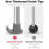 Set di 4 sci Walker Glide 8.0x5.0 cm grigio 5