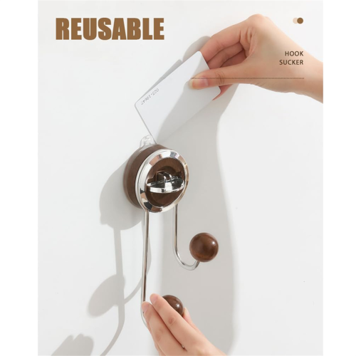 Powerful Vacuum Suction Cup Hooks for Bathroom and Kitchen, B 2