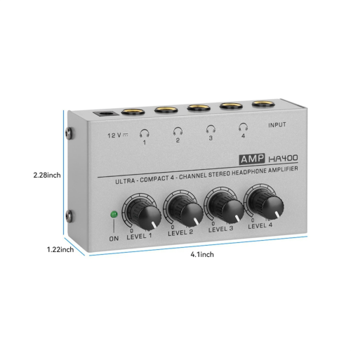 Headphone Amplifier for Sound Mixer PC Guitar Eu Plug 2