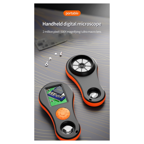 Upgrade 500X Digital Microscope 1080P Video Coin Microscopio 1