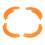 Avata 2 Propellerschutz-Set, 4 Stück, TPU, Orange 12